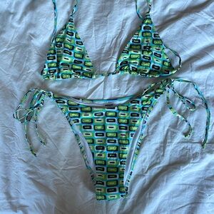 Bright swimwear bikini!